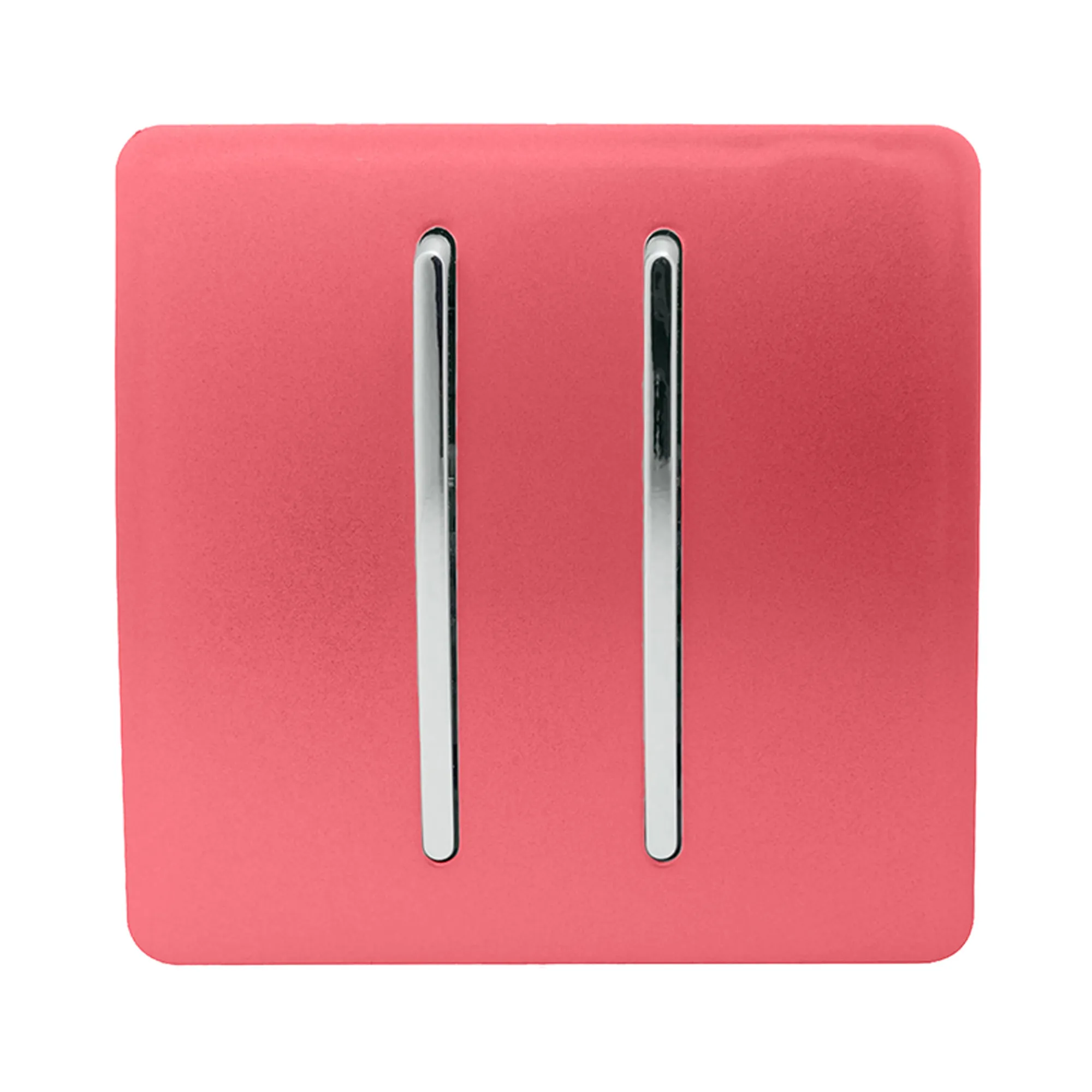 2 Gang Retractive Home Auto.Switch Strawberry ART-SSR2SB  Trendi Strawberry